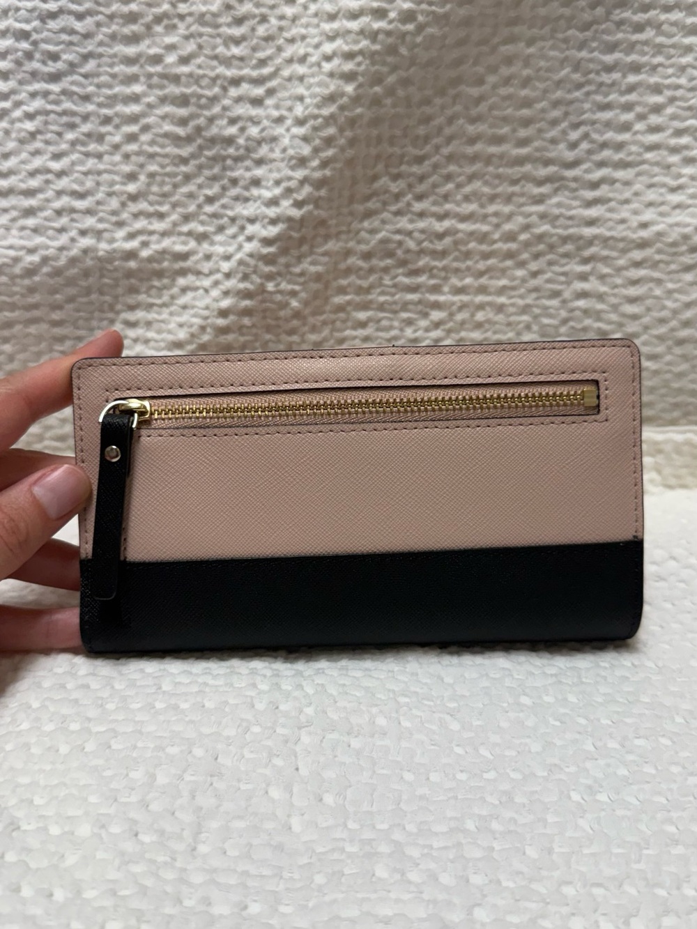 Kate Spade | Blush Pink & Black Tote Bag with Matching Wallet - Picture 11 of 13